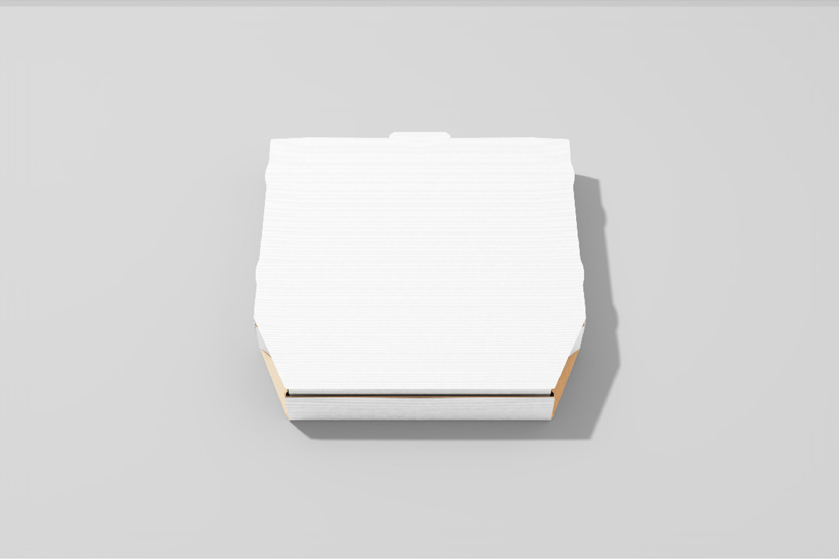 Pizza Box Mockup, a Cups & Container Mockup by Rahardi Creative (Photo 4 of 4)