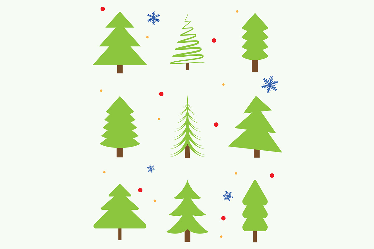 Christmas trees, a Decorative Illustration by Leone_v