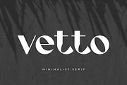 Vetto – Luxury Sans Serif Font, a Sans Serif Font by Artiveko (Thumbnail 1 of 8)