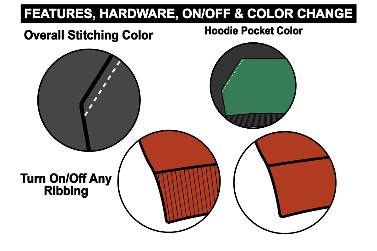 Basic Hoodie Vector Flat Mockup, a Hoody Mockup by Infinity Mockups (Photo 5 of 9)
