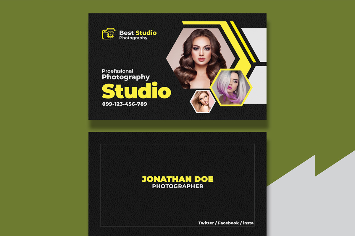 Photography Business Card, a Business Card Template by AfzaalGraphics (Photo 3 of 3)