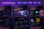AI Full Website Design, an UI Kit Template by Ahmed Rubel (Thumbnail 2 of 5)