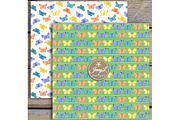 Butterflies Digital Papers & Clipart, a Pattern Graphic by JennyL Designs (Thumbnail 6 of 9)