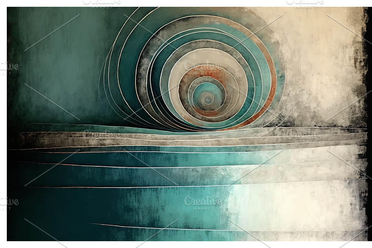 Baal Collection · Blue Spiral, a Texture Illustration by milatovar (Photo 12 of 16)