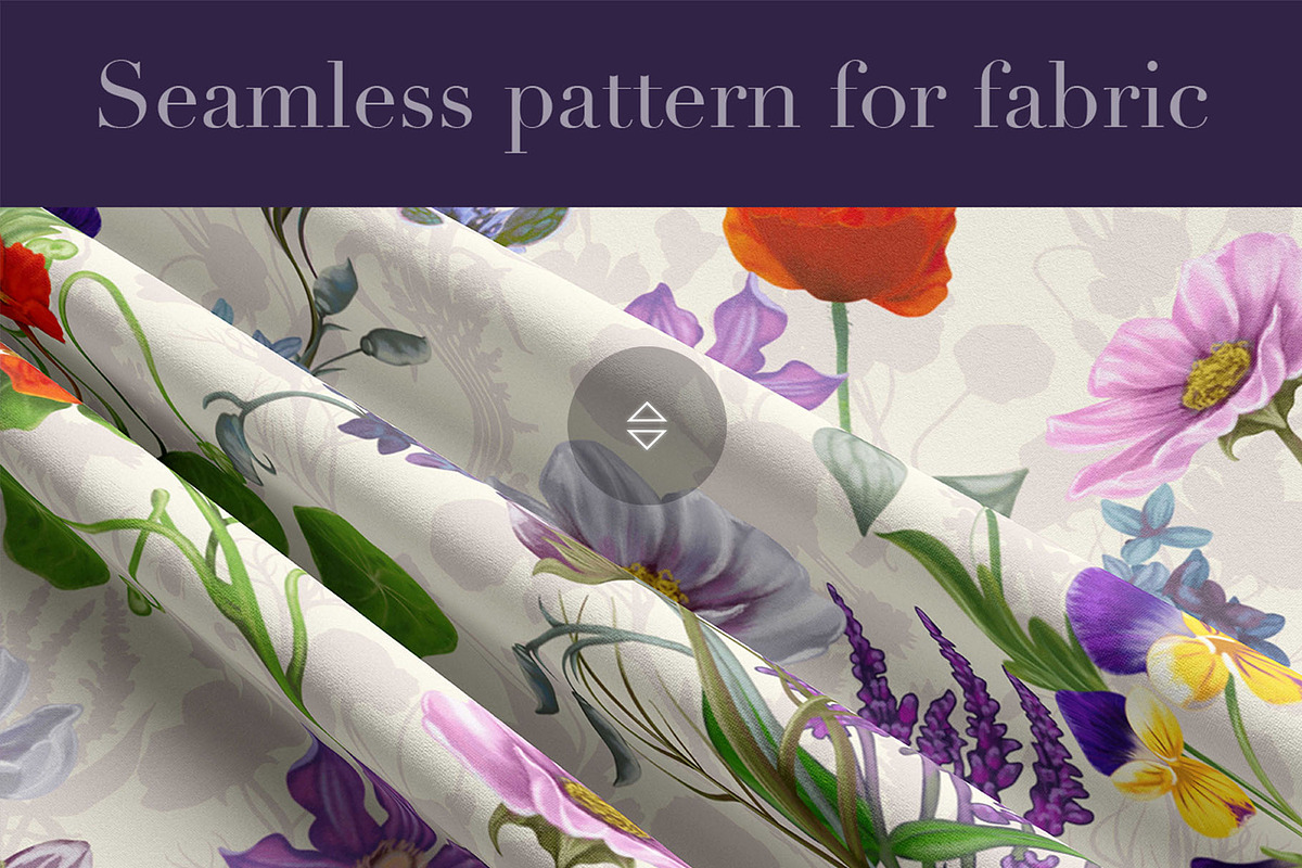 Wildflowers Seamless Pattern, a Pattern Graphic by Yana Dobrik (Photo 6 of 11)