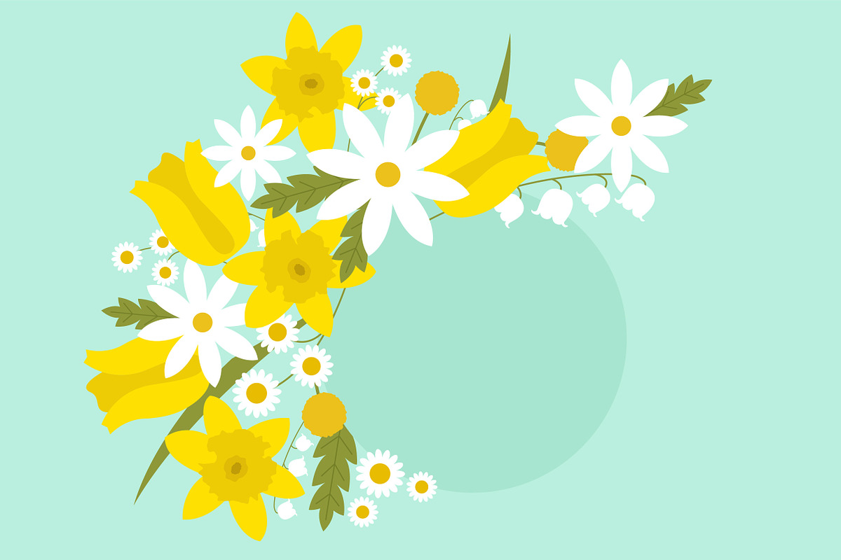Yellow and White Spring Flowers, an Illustration by Sarah Hearts (Photo 4 of 4)