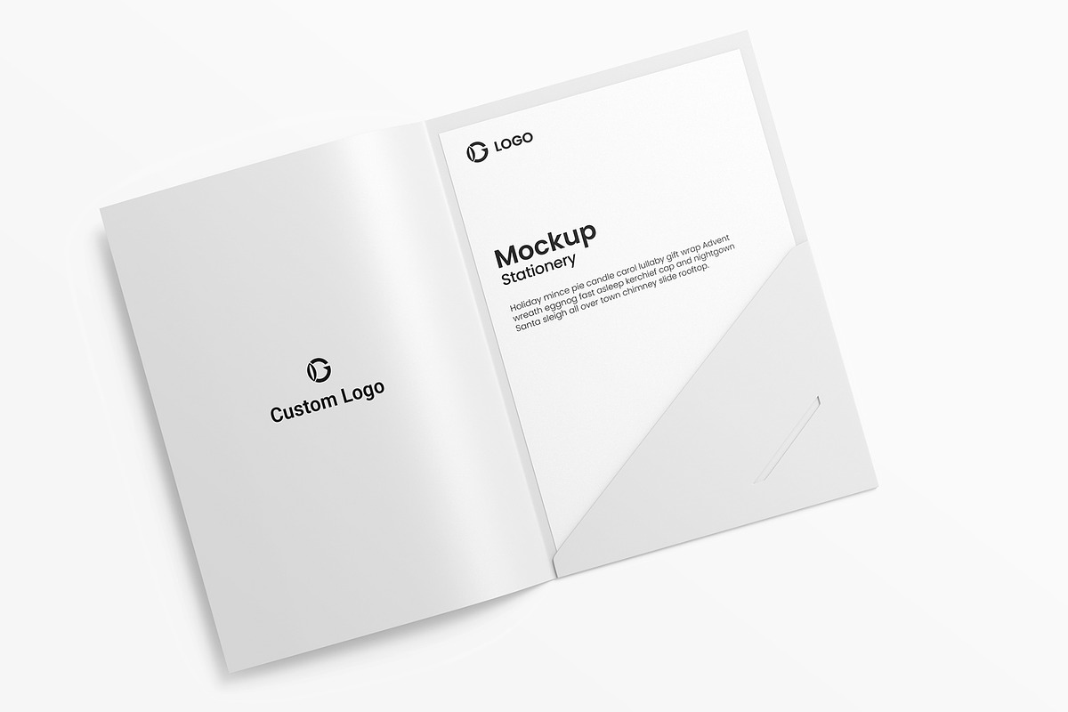 Corporate Stationery Folder Mockup, an Advertising Mockup by graphypix (Photo 3 of 4)