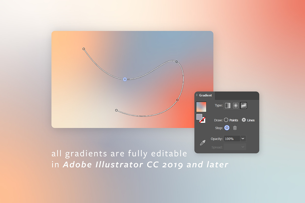 4 in 1 Gradient Backgrounds Bundle, a Background Graphic by stasylionet (Photo 11 of 23)