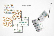 Watercolor travel bundle, summer set, a Person Illustration by LyubovZaytseva (Thumbnail 13 of 20)