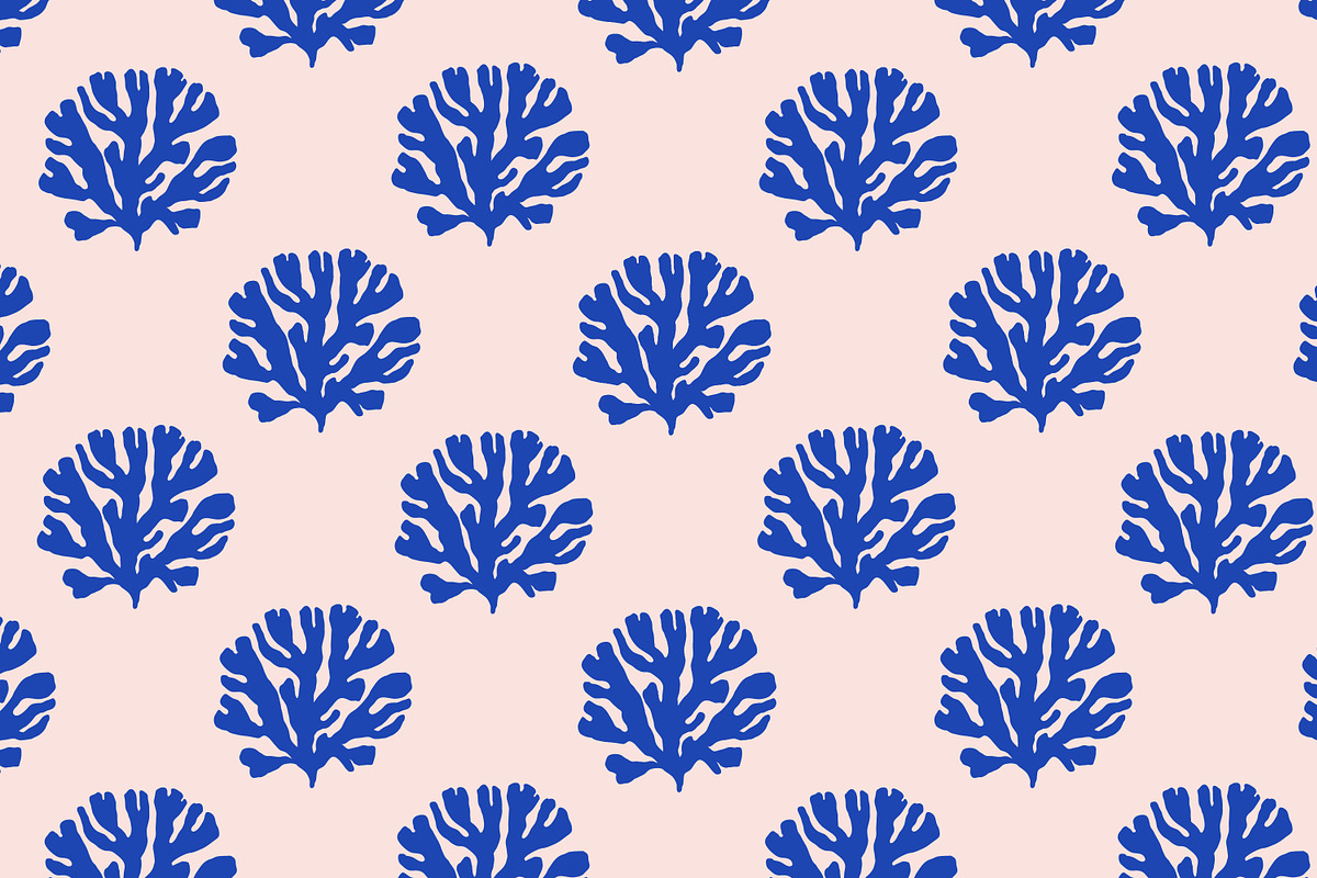 Corals, seaweed seamless patterns, a Pattern Graphic by Good Studio (Photo 3 of 9)