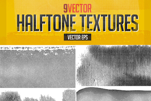 Vector Halftone Textures preview 3