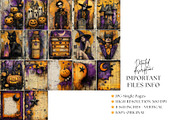 Witchy Junk Journal Printable Kit, a Seasonal Illustration by Nicole Branger Art (Thumbnail 14 of 16)