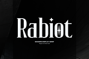 Rabiot | Modern Display Serif, a Sans Serif Font by gracetype_studio (Thumbnail 1 of 12)
