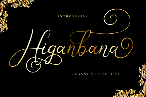 Higanbana | Elegant Script Font