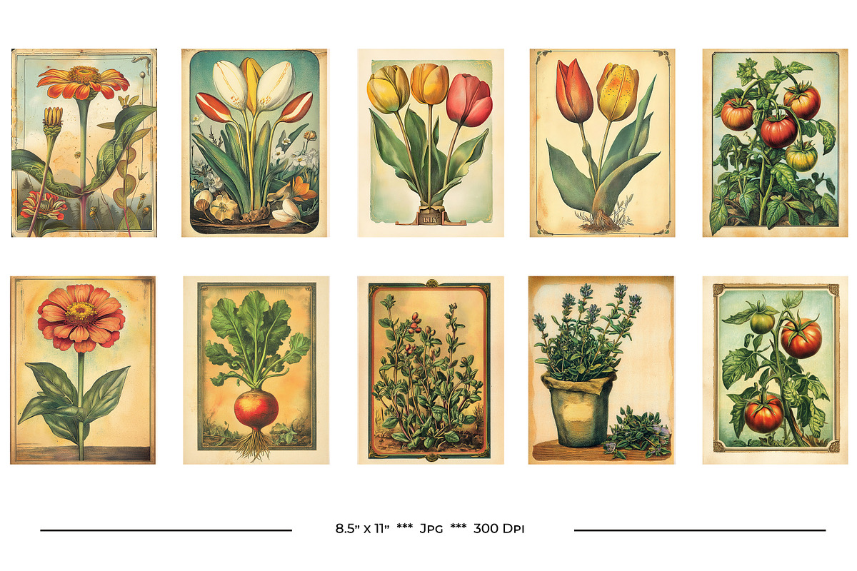 Vintage Garden Packets, a Seasonal Illustration by karenfoleyphoto (Photo 15 of 15)