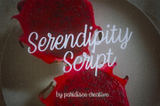 Serendipity Script Calligraphy Font, a Script Font by Paridisce Creative (Thumbnail 1 of 8)