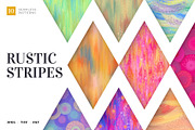 Rustic Stripes Seamless Patterns, a Pattern Graphic by Designnina Shop (Thumbnail 1 of 12)