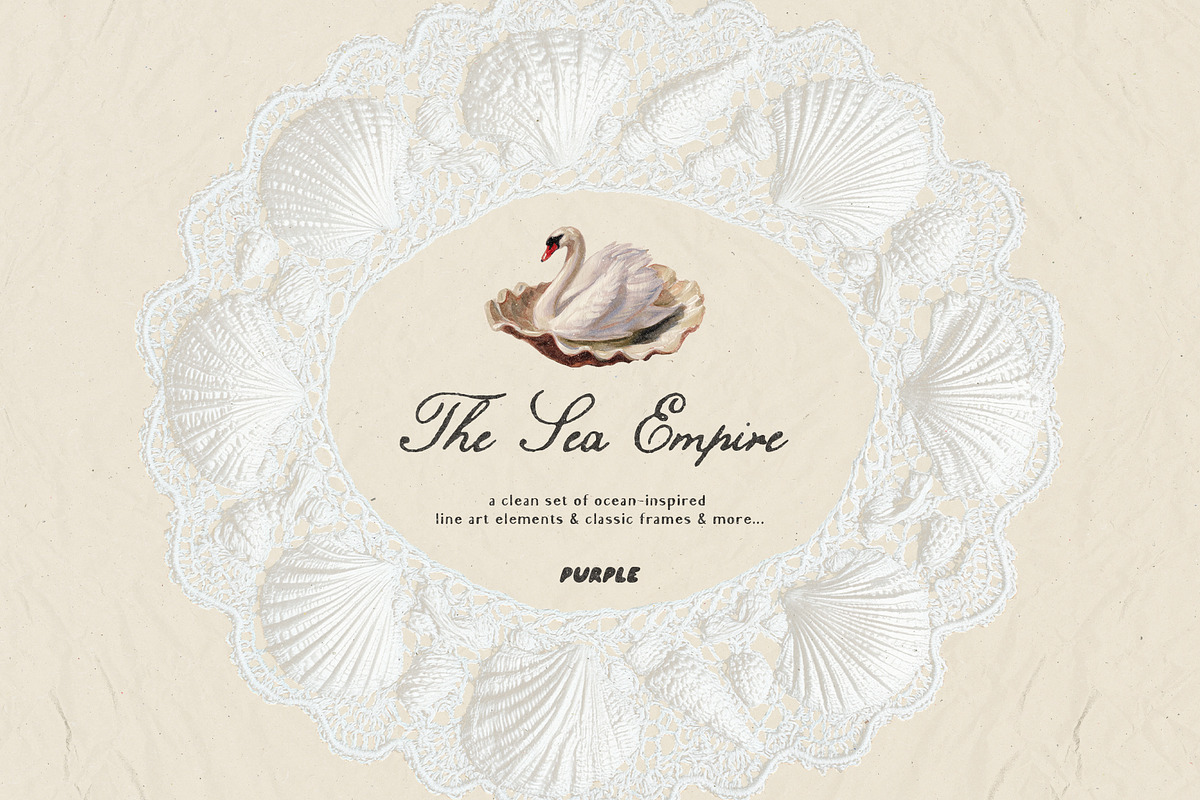The Sea Empire: Vintage Marine Art, an Object Graphic by Purple (Photo 4 of 19)