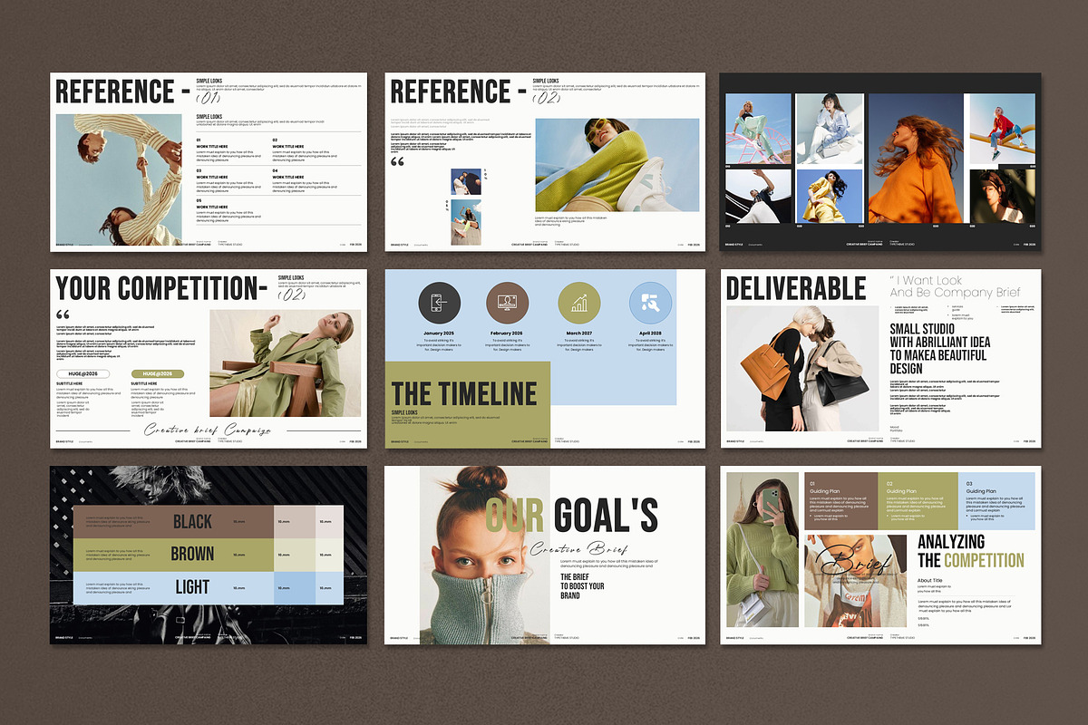Huge Creative Brief Campaign, a Presentation Template by Aura Agency (Photo 8 of 9)