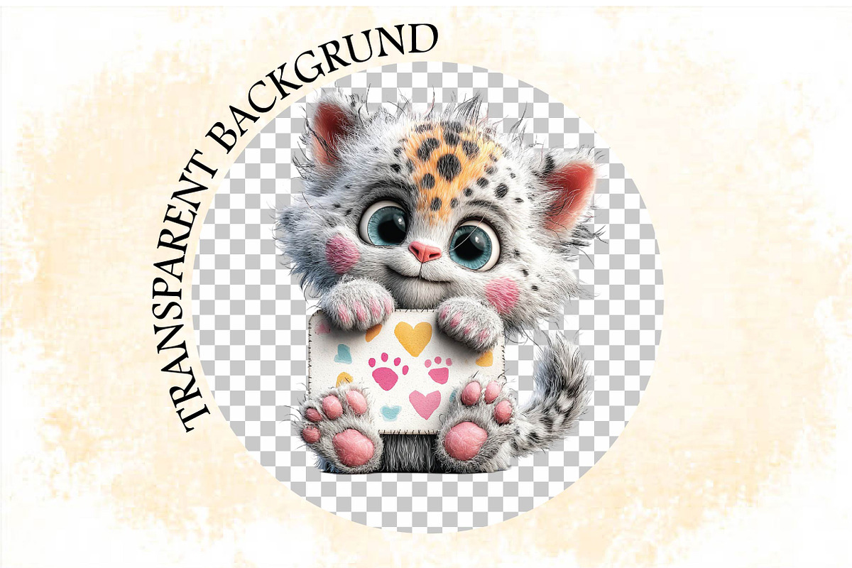 Whimsical Mother's Day Cat Clipart B, an Illustration by SVGArt (Photo 8 of 9)