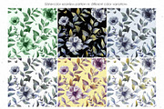 ANEMONE watercolor patterns set, a Pattern Graphic by Anastasia Koba (Thumbnail 10 of 10)