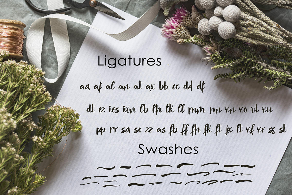 Mindfulness - handwritten font preview 7