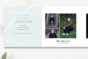 Folded Graduation Card Template