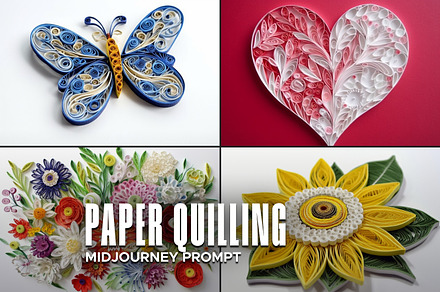 Paper Quilling Midjourney Prompts