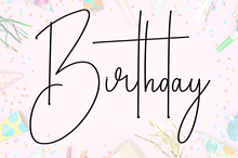 Birthday | Script Font
