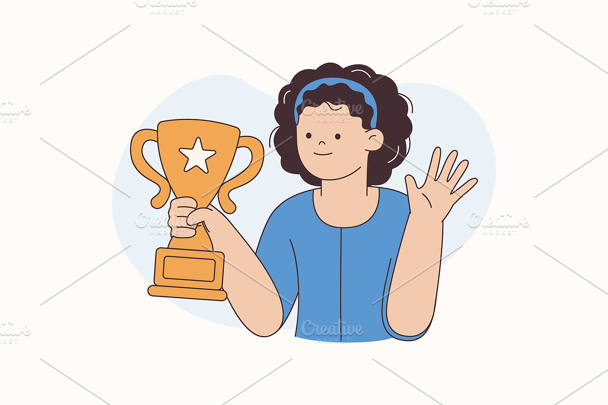 Reward Success Illustration, an Object Graphic by Jump Studio (Photo 9 of 14)