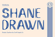 CS Shane Drawn, a Sans Serif Font by Craft Supply Co. (Thumbnail 1 of 8)