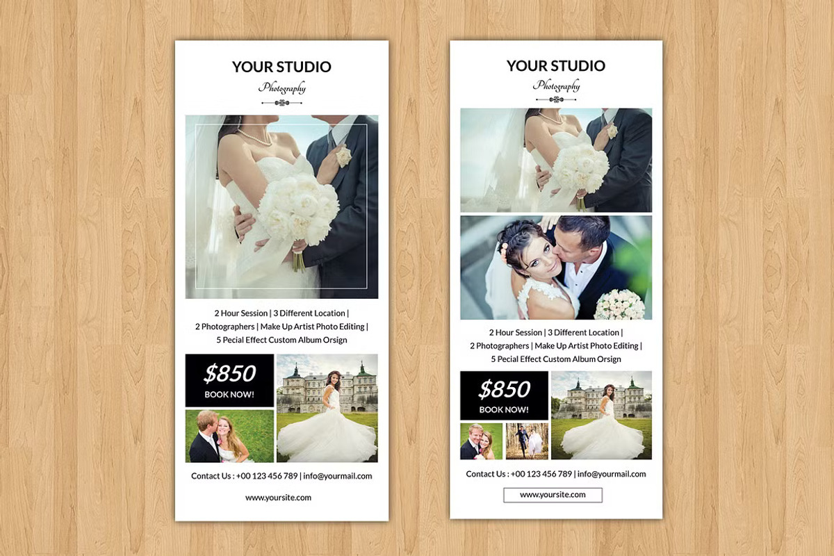 Photographer Rack Card, a Card Template by Template Shop (Photo 1 of 2)