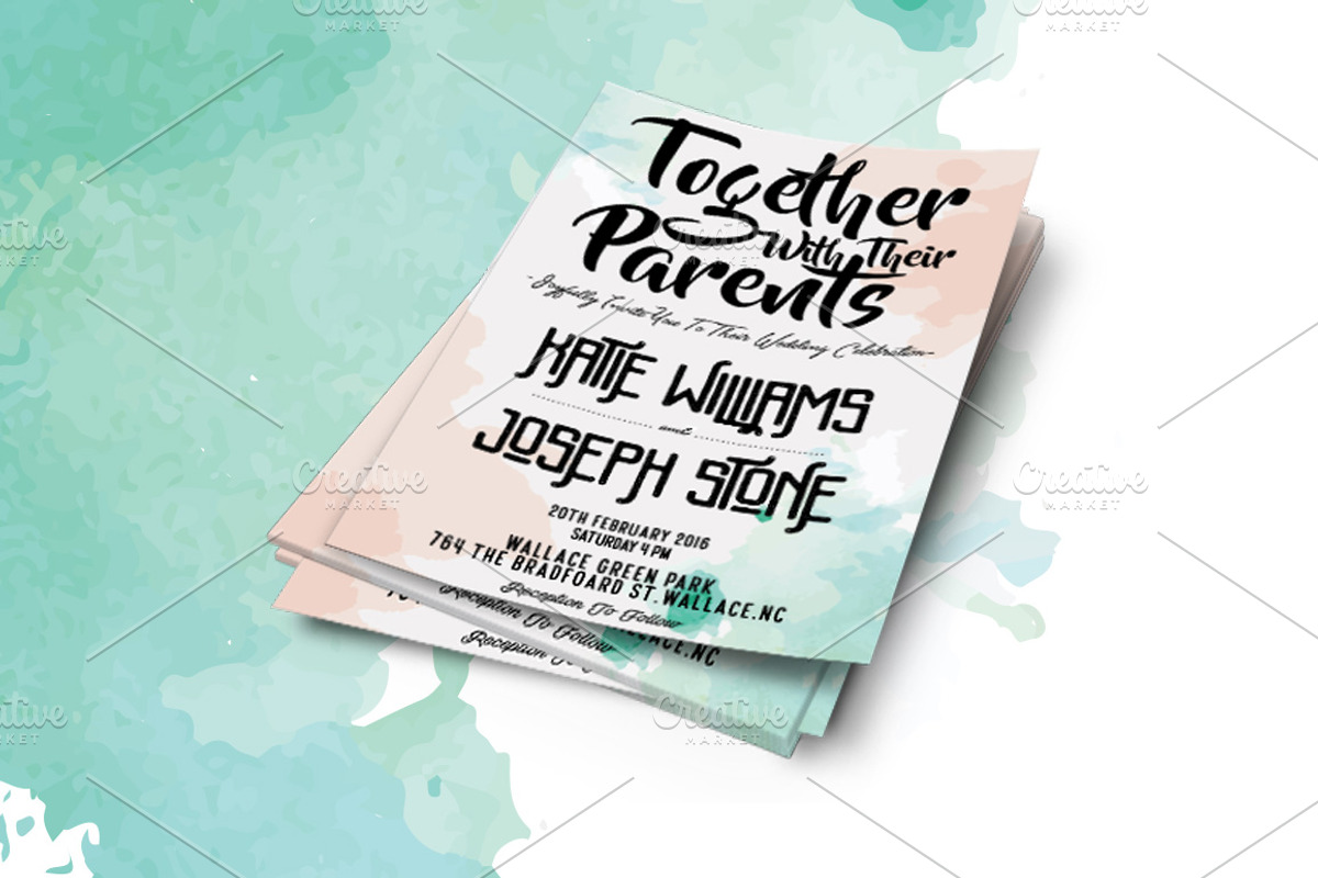 Wedding Invitation, an Invitation Template by Tiaga (Photo 2 of 3)