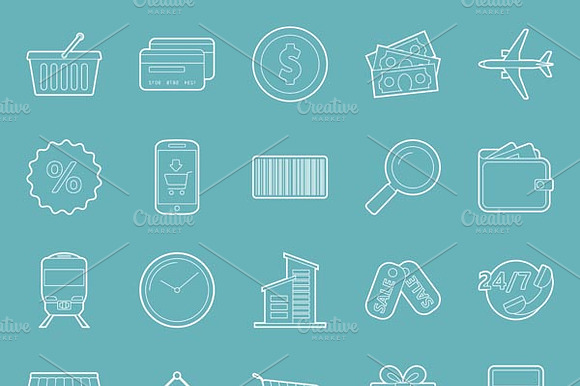 Sales Icons Set