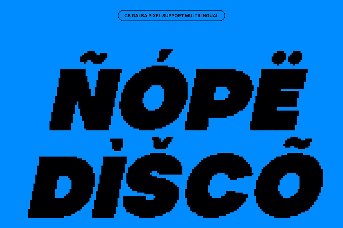 CS Galba Pixel, a Sans Serif Font by Craft Supply Co. (Photo 5 of 7)