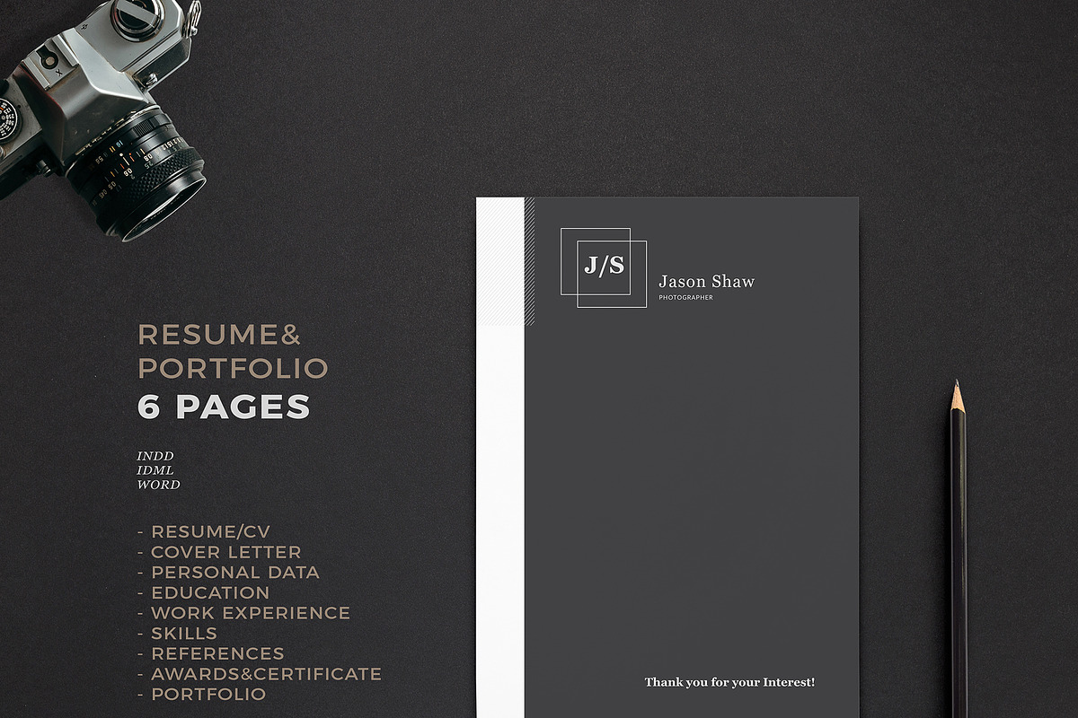 Alpha Resume Template, a Resume Template by Nina Shaw (Photo 6 of 9)