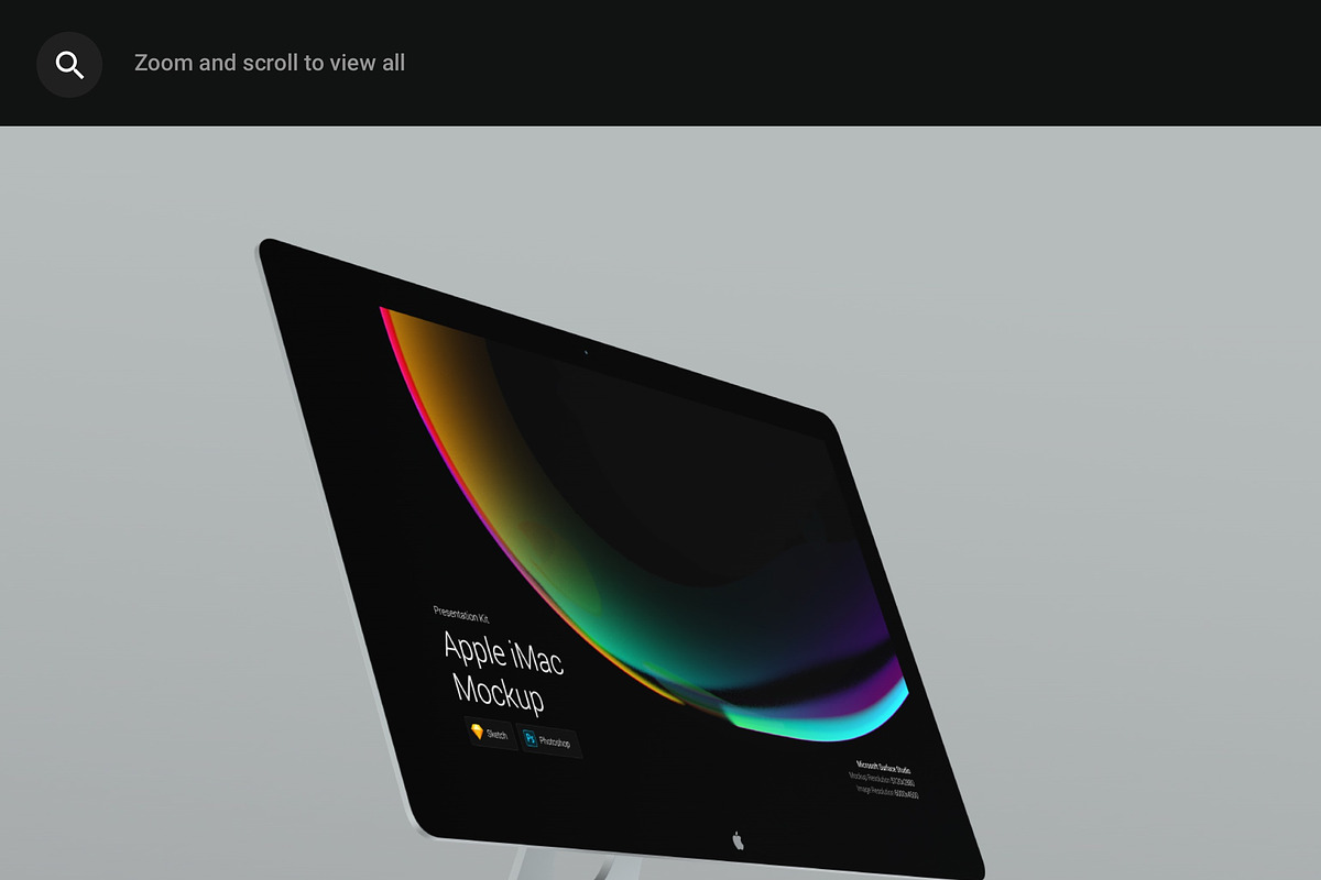 iMac Pro, iMac, Stylized iMac Mockup, a Mac Mockup by ls.graphics