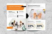 Annual Report Brochure Template, a Brochure Template by White Graphic (Thumbnail 6 of 11)