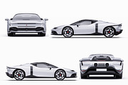 2026 Supercar Sport Convertible, an Advertising Mockup by Halal Graphic Studio (Thumbnail 11 of 12)