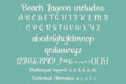 Beach Lagoon, Brush Script Font, a Script Font by Designing Digitals (Thumbnail 2 of 9)