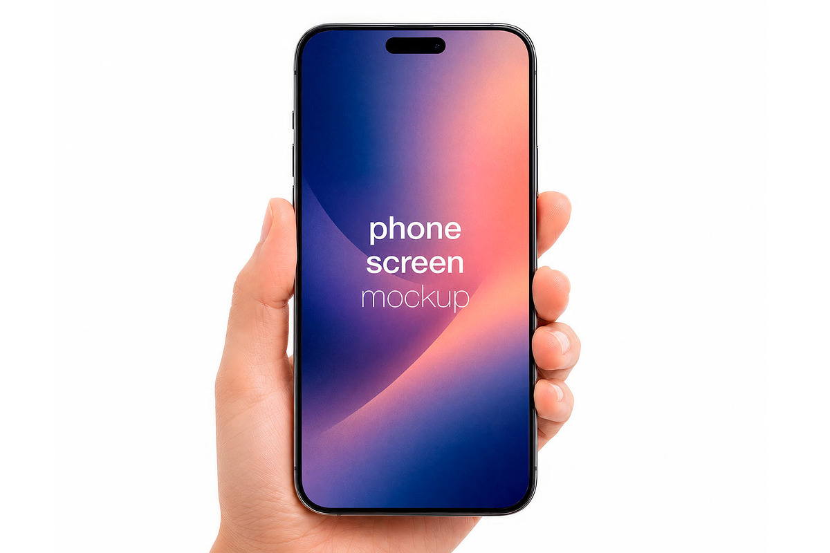 Phone Screen Mockups Pack, an Android Mockup by McLittle Stock (Photo 10 of 13)