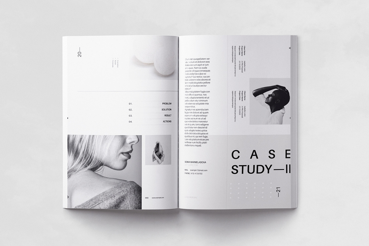 Minimalism Proposal Design Template, a Brochure Template by ArtisanaAura (Photo 9 of 15)