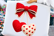 Faux Yarn Coquette Cherry Valentine, an Illustration by DreamCafeArt (Thumbnail 6 of 8)
