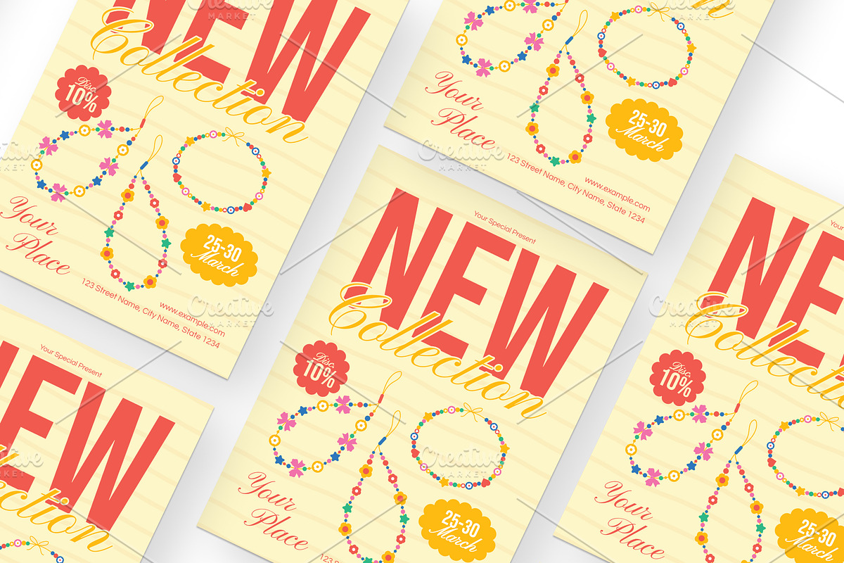 New Collection Beads Charm - Flyer, a Brochure Template by Izdihaar_Studio (Photo 3 of 4)