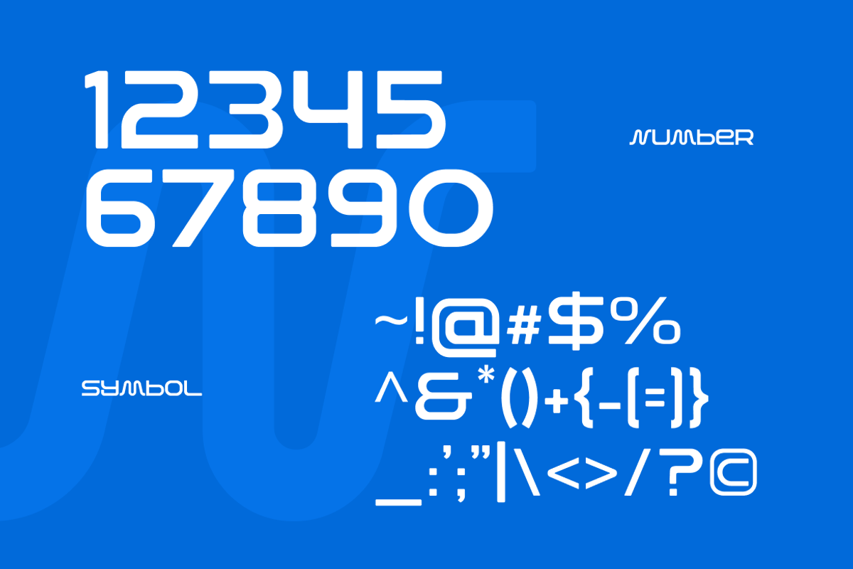 Waveon Futuristic Typeface Font, a Sans Serif Font by Catalystco Studio (Photo 3 of 7)