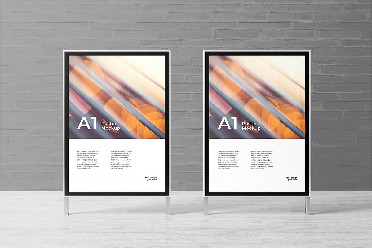 A1 Poster Mockup, an Advertising Mockup by zpackcreative (Photo 1 of 4)