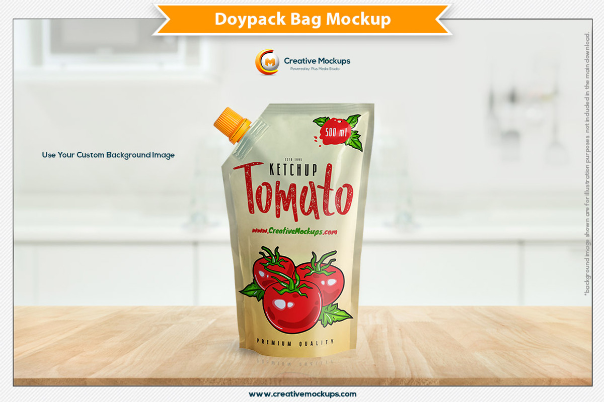 Corner Spout Doypack Bag Mockup, a Cups & Container Mockup by Plus Media (Photo 4 of 5)