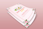 Editable Womens Day Flyer Template, a Flyer Template by MithilaCreation (Thumbnail 4 of 8)
