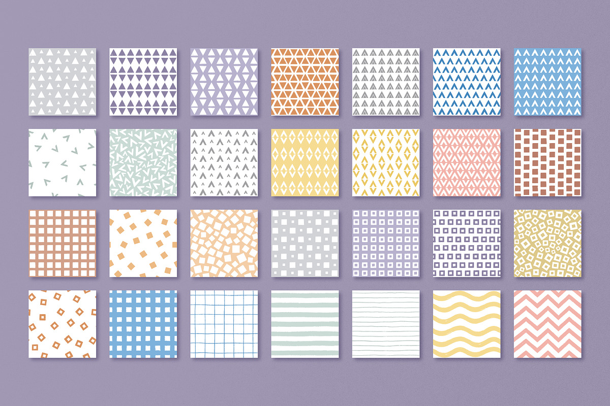 Geometric Abstract patterns, a Pattern Graphic by MaNechaeva (Photo 5 of 12)