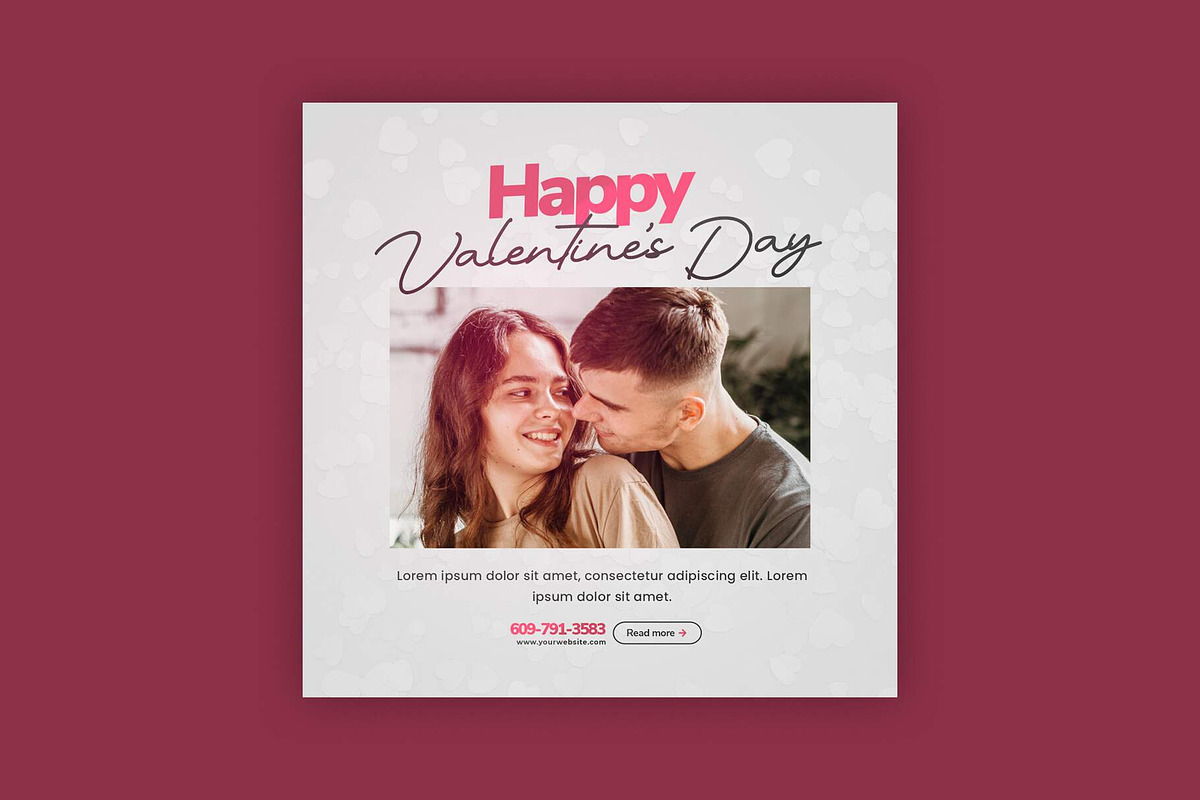 Valentine's Day Instagram Bundle, a Social Media Template by Saman Osama (Photo 4 of 5)